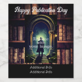 本素朴棚の背景 ワインラベル (シングルラベル)