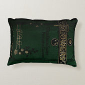 本素朴表紙クッショビクトリアンン花本 アクセントクッション (裏面)