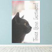 本能を信じて キャンバスプリント (インサイチュ (ウッドフロア))