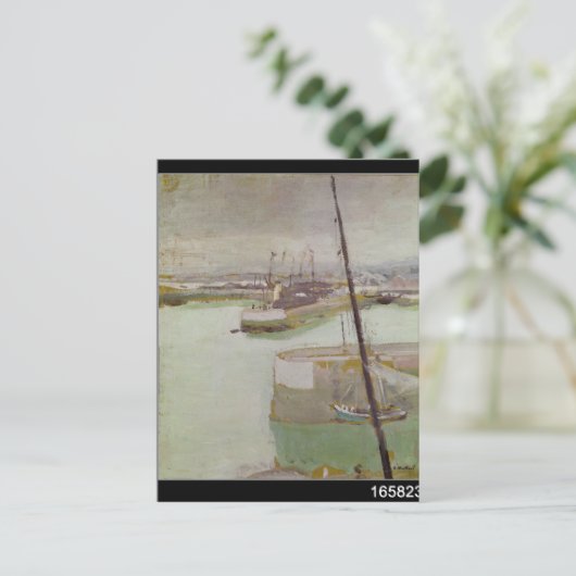 本船港， 1919 ポストカード (スタンド正面)