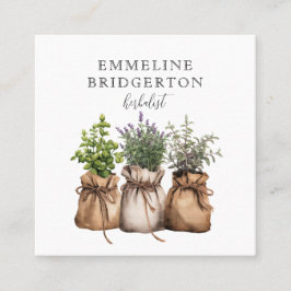 本草学者の自然医学 スクエア名刺