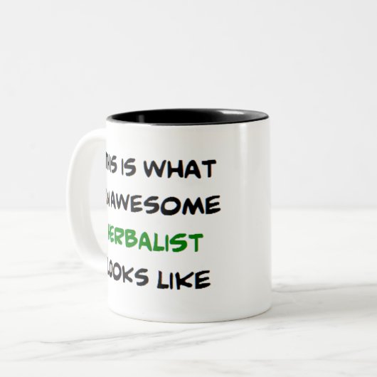 本草学者素晴らし ツートーンマグカップ (正面左)