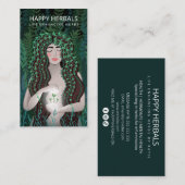 本草学者 名刺 (正面/裏面)