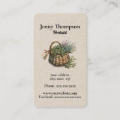 本草学者 名刺 (正面)