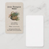 本草学者 名刺 (正面/裏面)