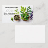 本草学者 名刺 (正面/裏面)