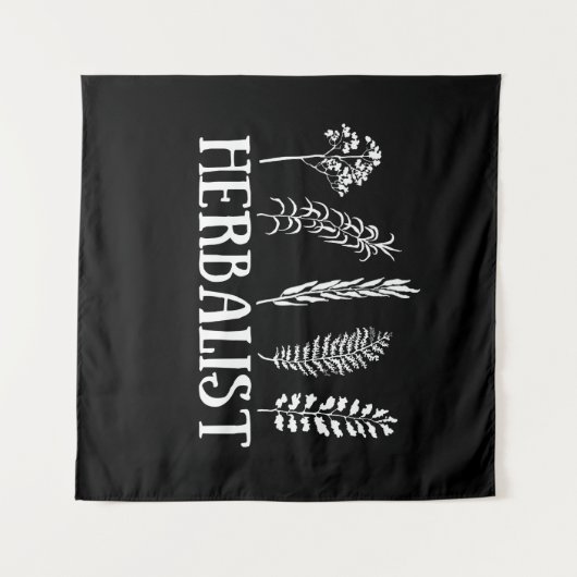 本草類本草学者 タペストリー (正面(横))