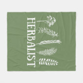 本草類本草学者 フリースブランケット (正面(横))