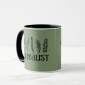 本草類本草学者 マグカップ (正面左)