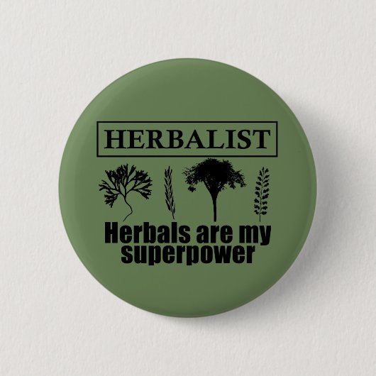 本草類本草学者 缶バッジ (正面)