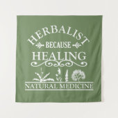 本草類自然医学の種類のハーブ タペストリー (正面)