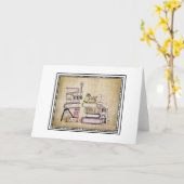 本虫だ カード (黄色い花)