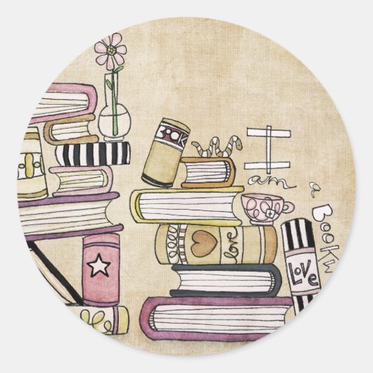 本虫だ ラウンドシール (正面)