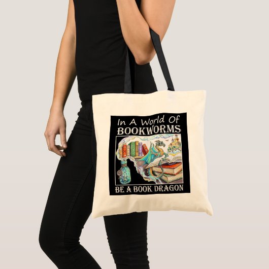 本虫の世界では書龍である トートバッグ (正面(商品))
