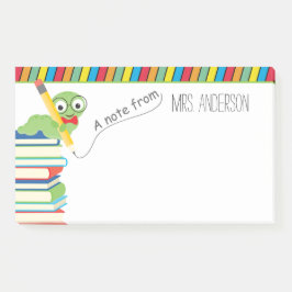 本虫の先生からのメモ ポストイット