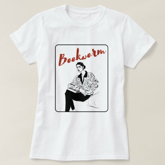 本虫の女の子 Tシャツ (デザイン正面)