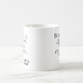 本虫読の贈り物2トーンのコーヒーマグ モーフィングマグカップ (中央)