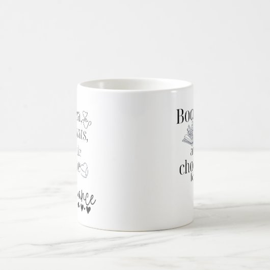 本虫読の贈り物2トーンのコーヒーマグ モーフィングマグカップ (中央)