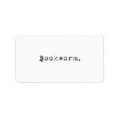 本虫 ラベル (正面)