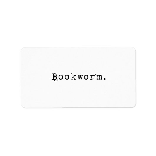 本虫 ラベル (正面)