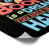 本読の一冊は夢で手に取る ポスター (角)