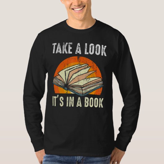 本読の中を見る Tシャツ (正面)