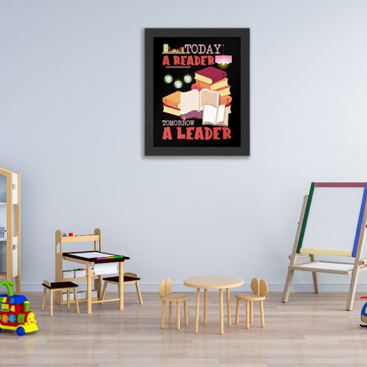 本読の今日は読者の明日はリーダー ポスター