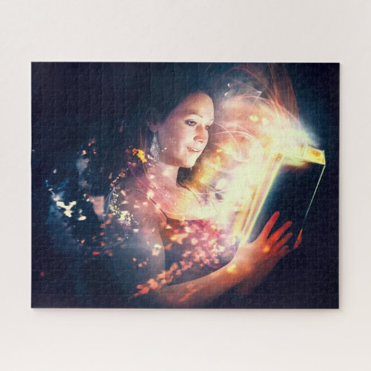 本読の女性 ジグソーパズル (横)