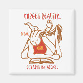 本読の実忘れ現 マグネット (正面)