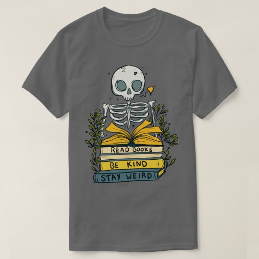 本読は親切な滞在風変わり Tシャツ (デザイン正面)