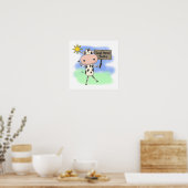 本読を増やす ポスター (キッチン)