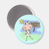 本読を増やす マグネット (正面/裏面)