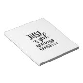 本読を愛する女の子だけの芸術 ノートパッド (アングル)