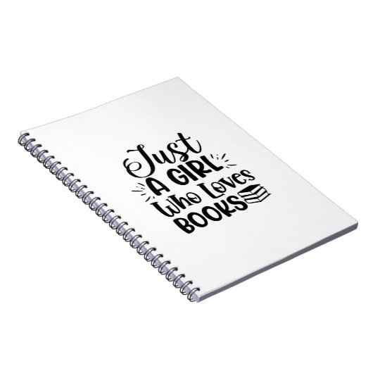 本読を愛する女の子だけの芸術 ノートブック (右側)