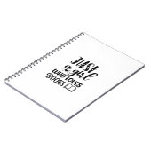 本読を愛する女の子だけの芸術 ノートブック (左側)