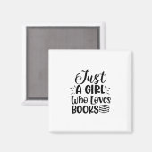 本読を愛する女の子だけの芸術 マグネット (正面/裏面)