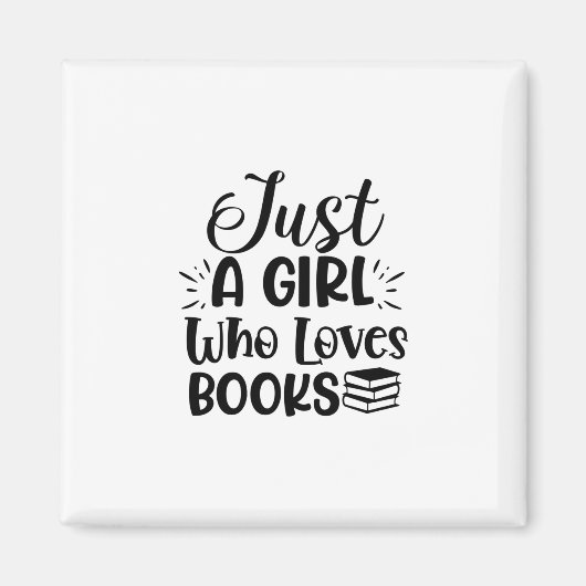 本読を愛する女の子だけの芸術 マグネット (正面)