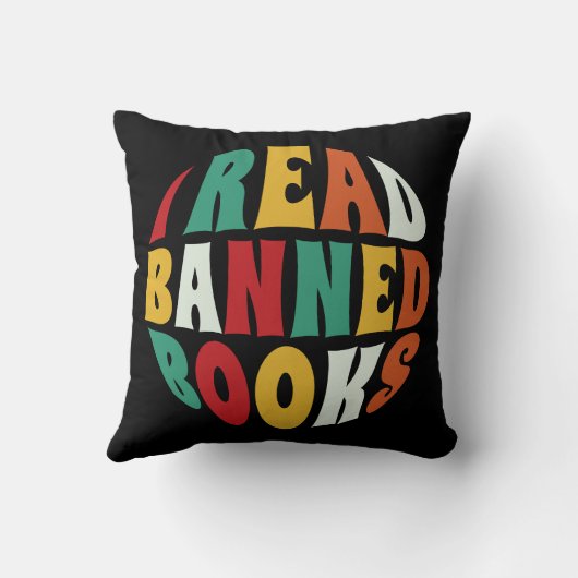 本読を禁じた クッション (裏面)