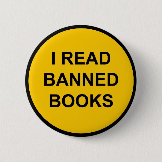 本読を禁じた 缶バッジ (正面)