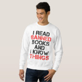 本読を禁じて知っている スウェットシャツ (正面フル)