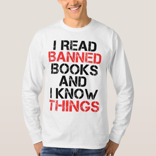 本読を禁じて知っている Tシャツ (正面)