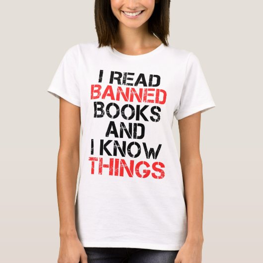 本読を禁じて知っている Tシャツ (正面)