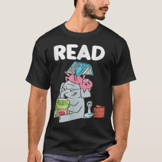 本読クラブpiggie elephant pights，おかしなシャツ tシャツ