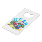 本読ワゴンアート クレジットカード栓抜き (正面アングル)