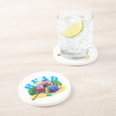 本読ワゴンアート コースター (側面)