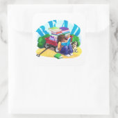 本読ワゴンアート スクエアシール (バッグ)