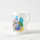 本読ワゴンアート ボーンチャイナマグカップ (正面右)