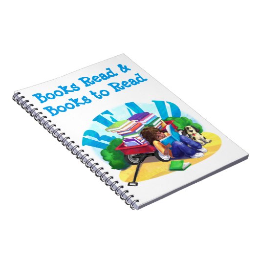 本読ワゴンパーソナライズされたノート ノートブック (右側)