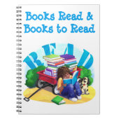 本読ワゴンパーソナライズされたノート ノートブック (正面)