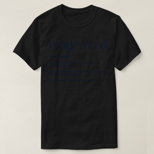 本読好きに本を読む1 Tシャツ (デザイン正面)